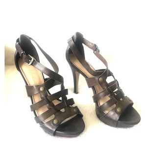 Brown leather heels - Marc Fisher